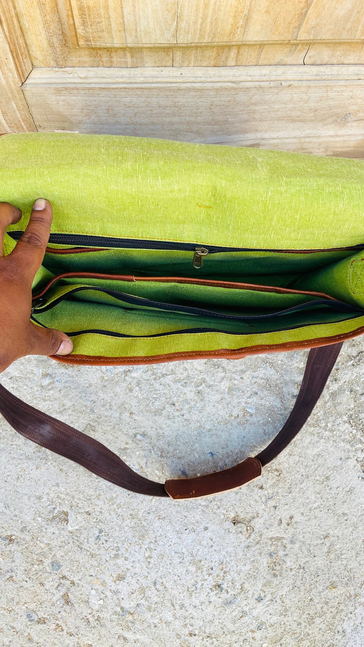 Leather Messenger Bag, Leather Crossbody Bag