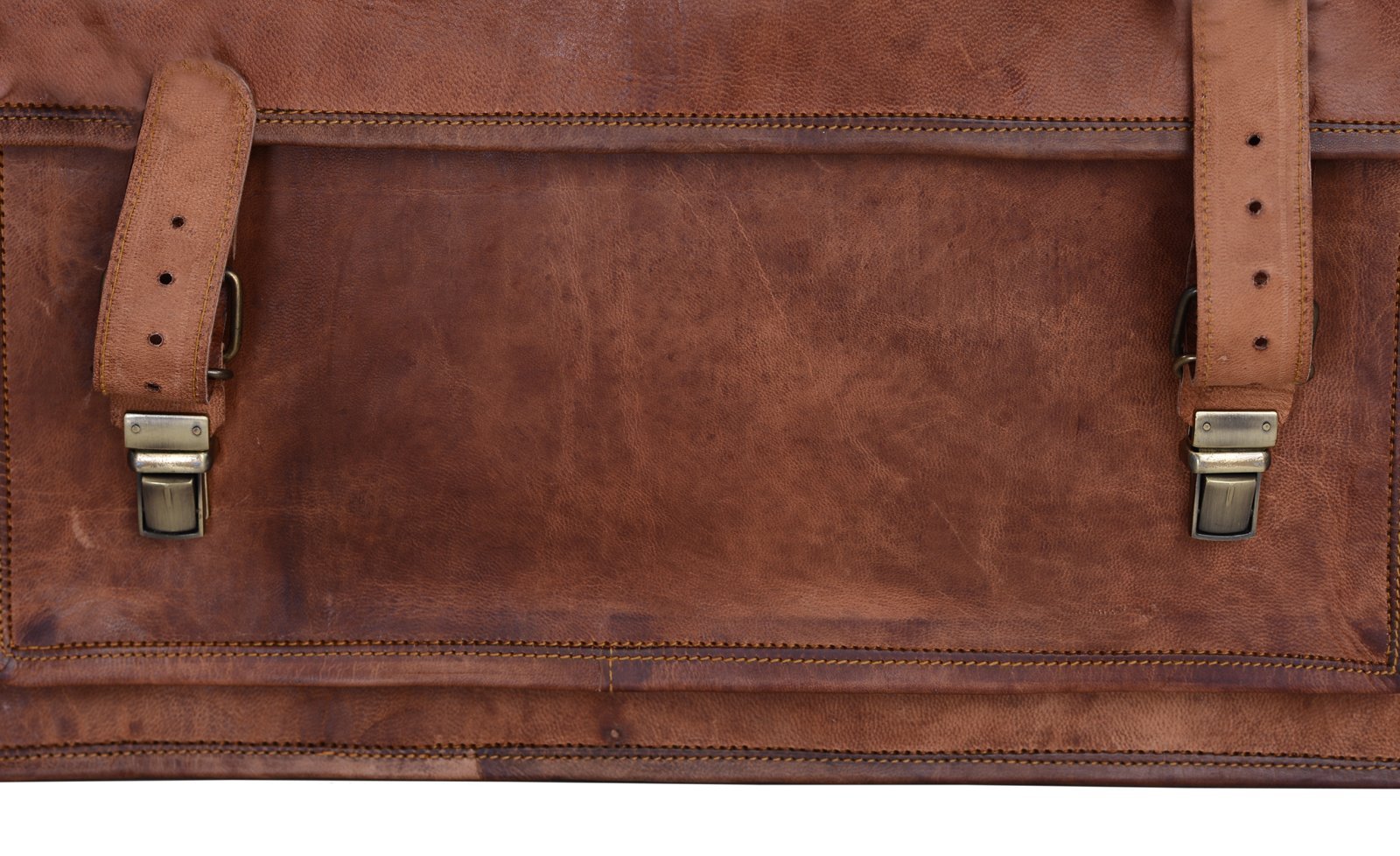 Leather Briefcase Laptop Messenger Bag