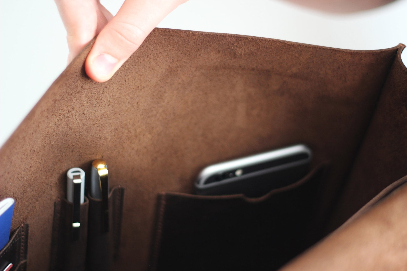 Leather Laptop Bag, Leather Shoulder Bag