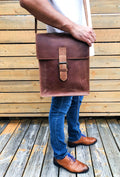 Leather Messenger Bag, Leather Satchel bag
