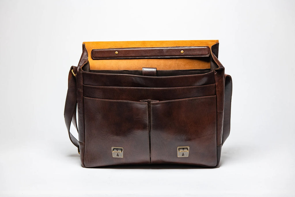 Leather Briefcase, Leather Messenger Bag