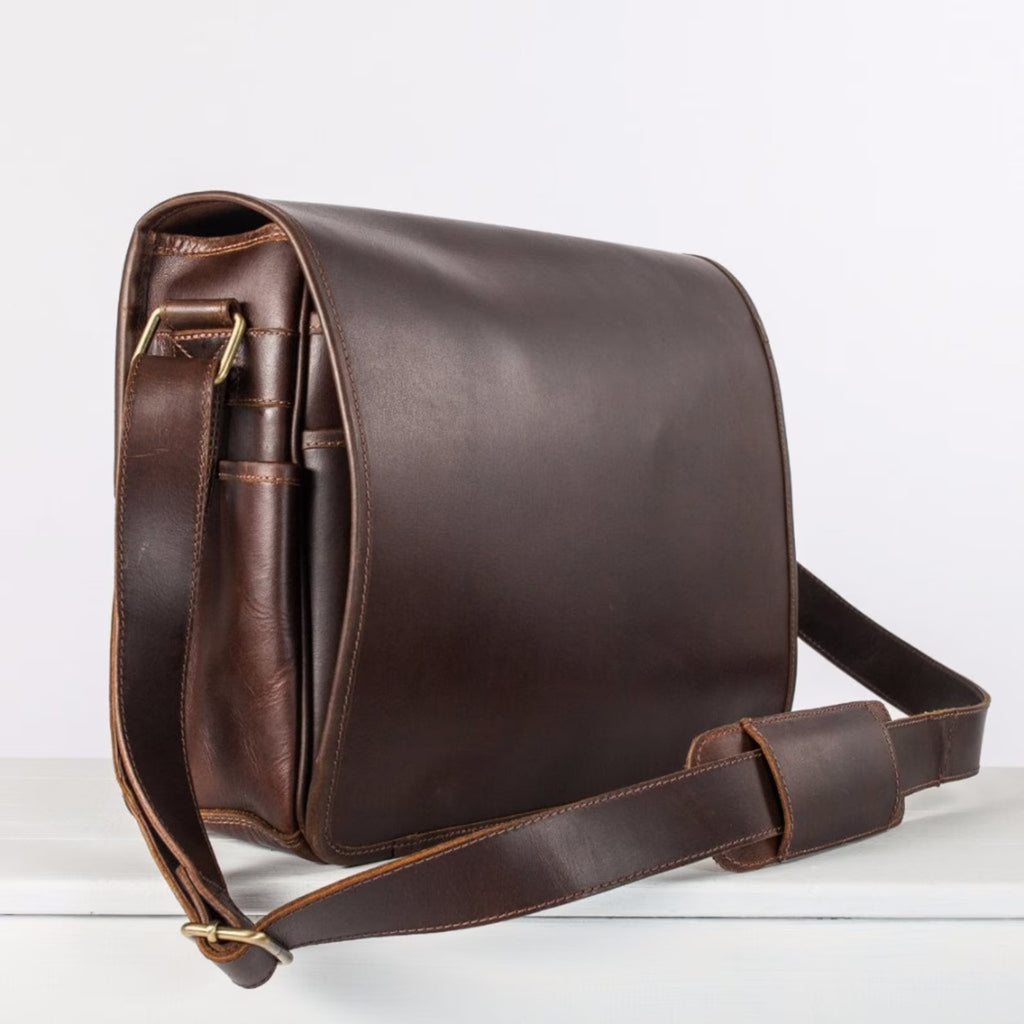 leather messenger bag Leather Laptop