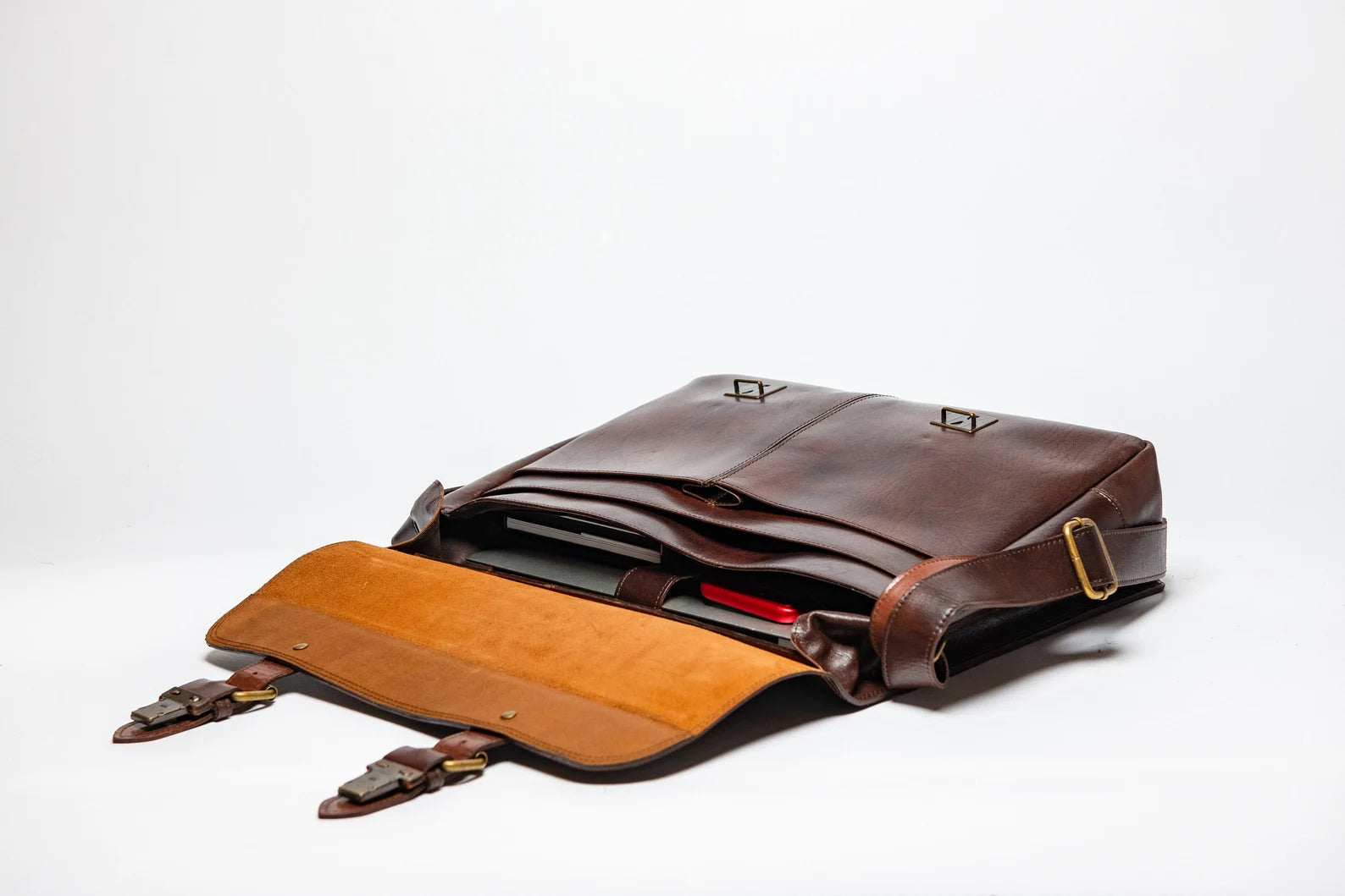 Leather Briefcase, Leather Messenger Bag