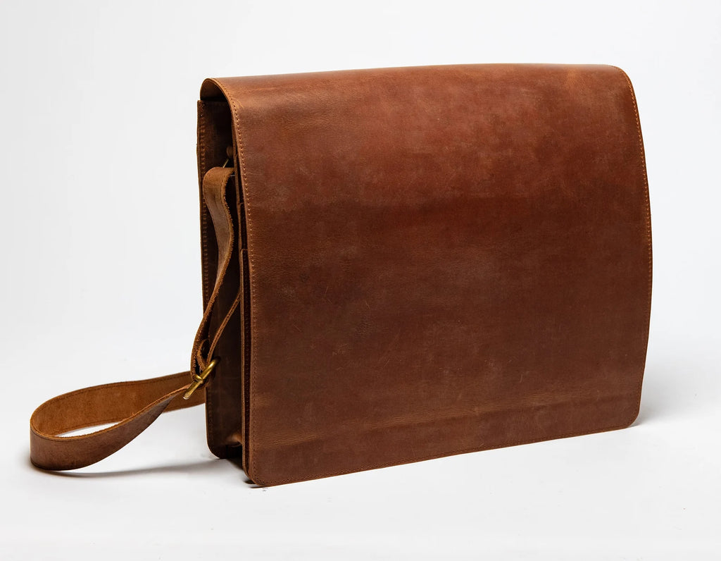 Leather Messenger Bag, Laptop Bag