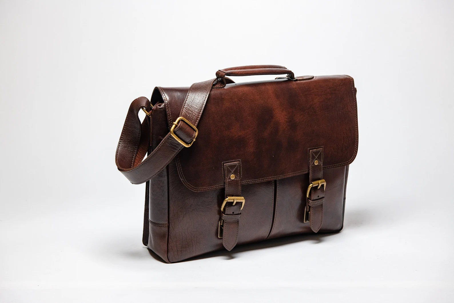 Leather Briefcase, Leather Messenger Bag