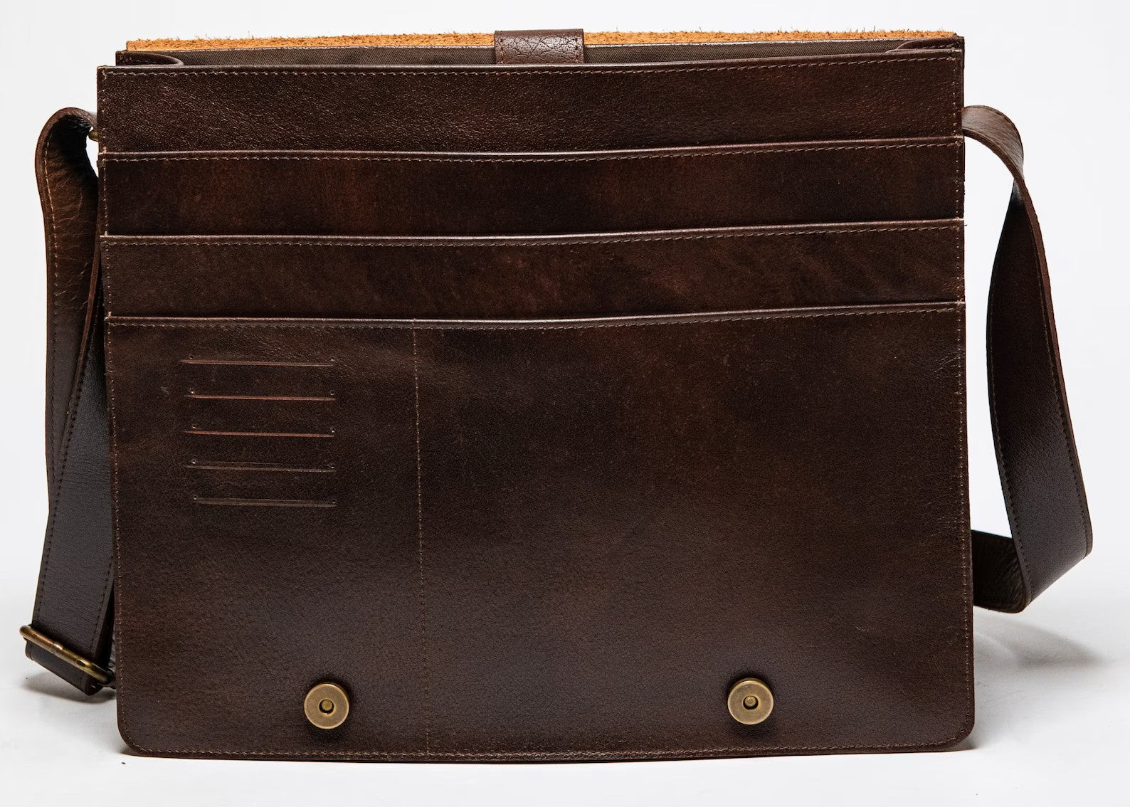 Leather Messenger Bag, Laptop Crossbody