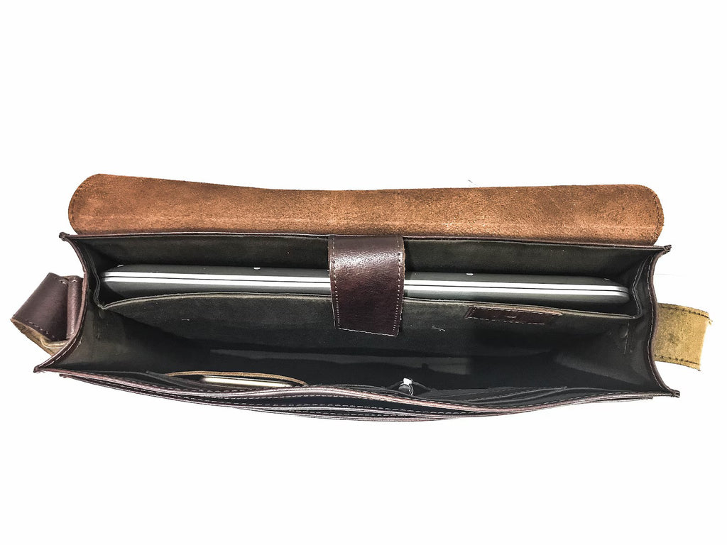 Leather Messenger Bag, Laptop Crossbody