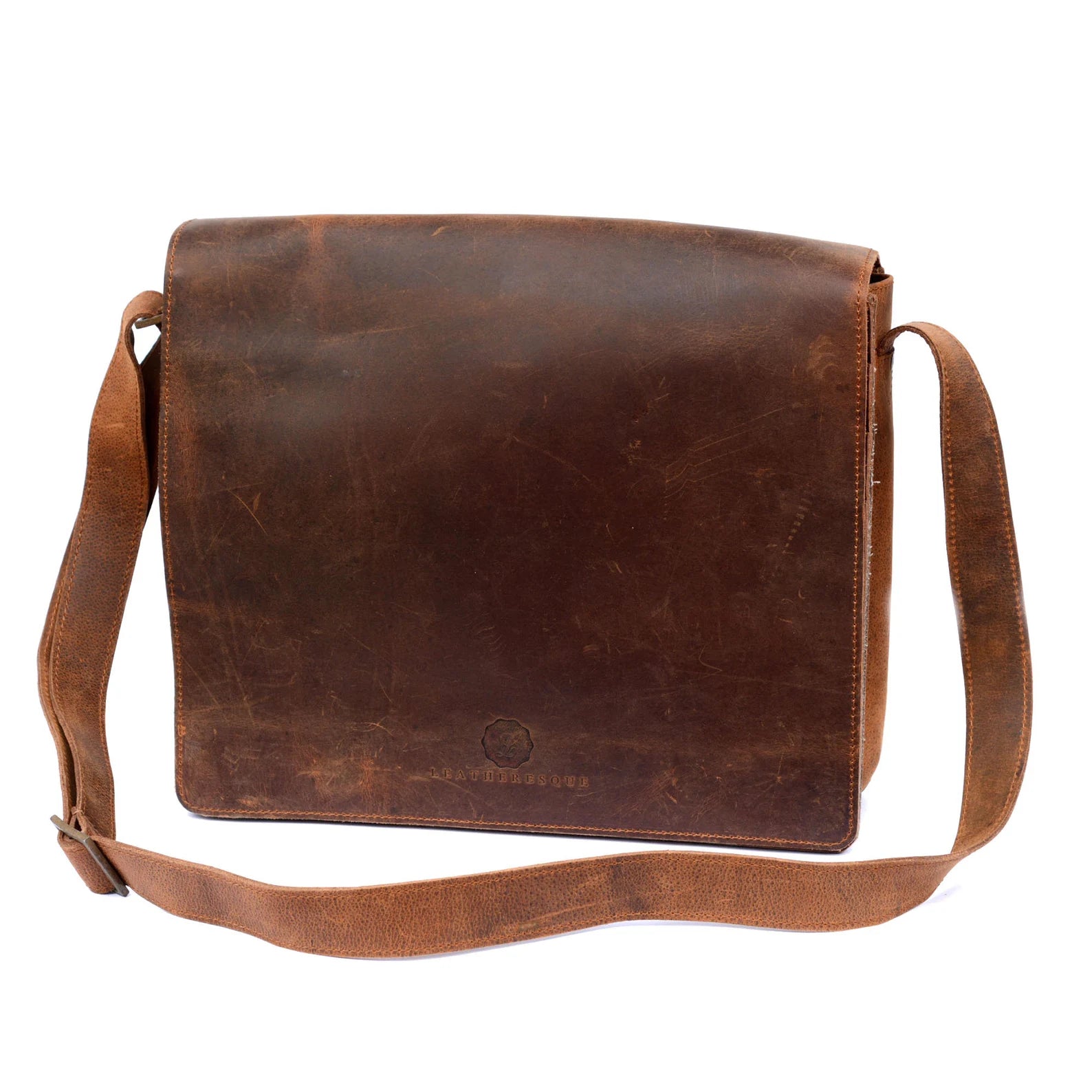 Chelsea Leather Crossbody Messenger Bag