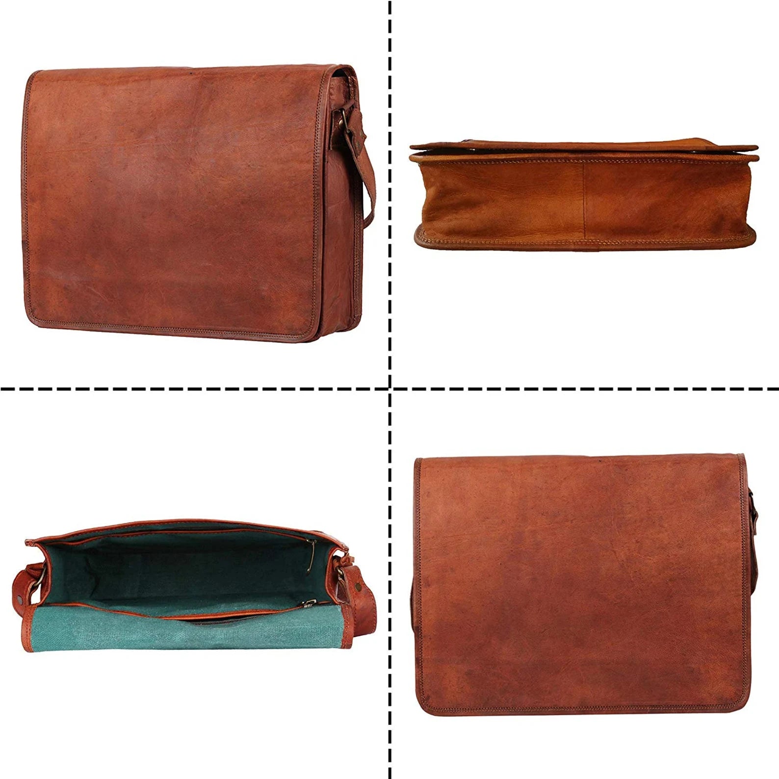 leather messenger bag briefcase bag