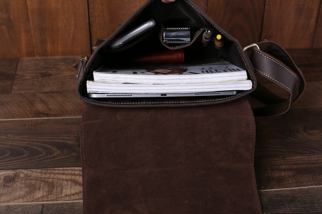 Leather Messenger Bag Leather Satchel