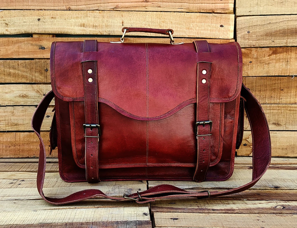 Leather Messenger Bag Leather Briefcase