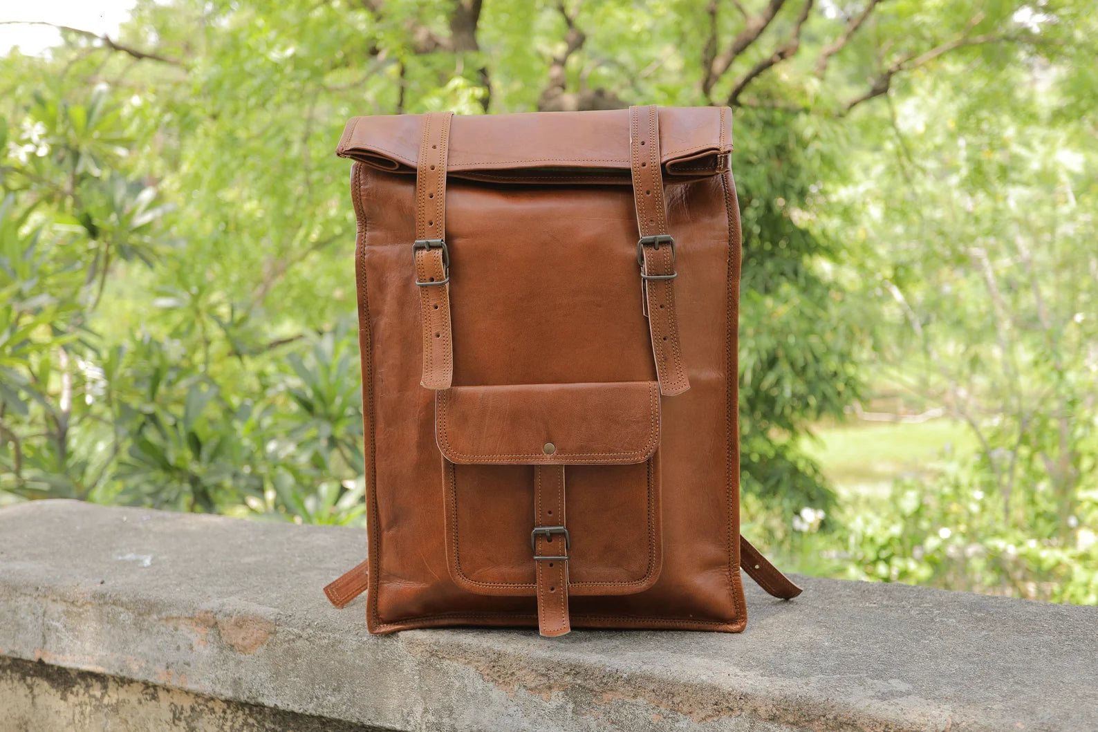 Leather Backpack, Brown Leather Backpack