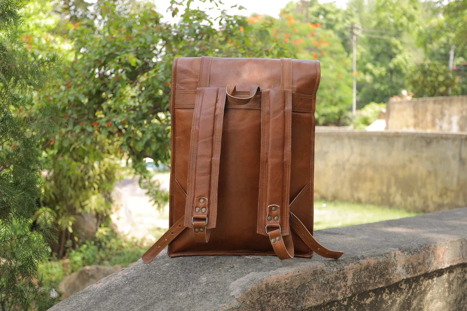 Leather Backpack, Brown Leather Backpack