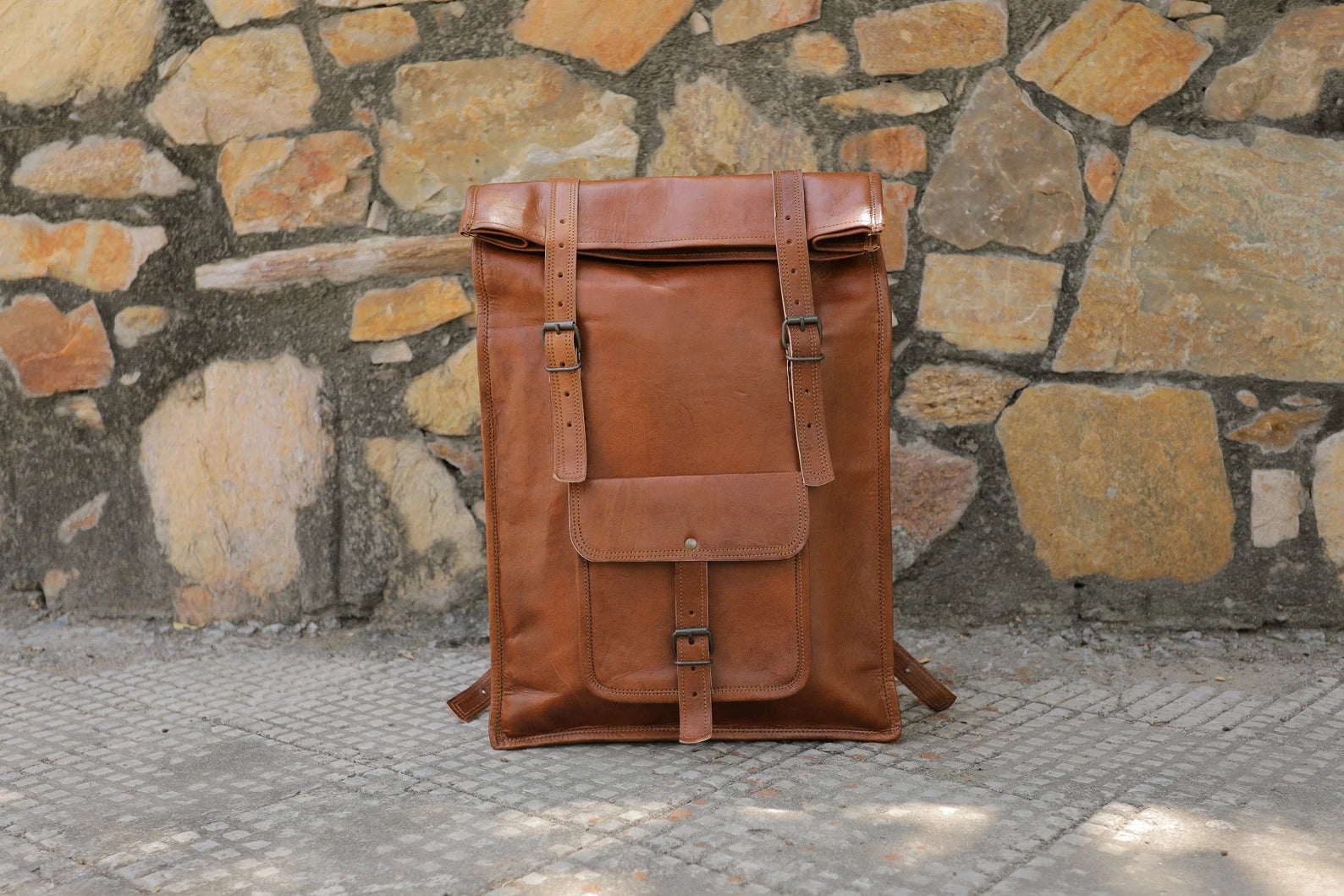 leather Backpack, Leather Large Backpack