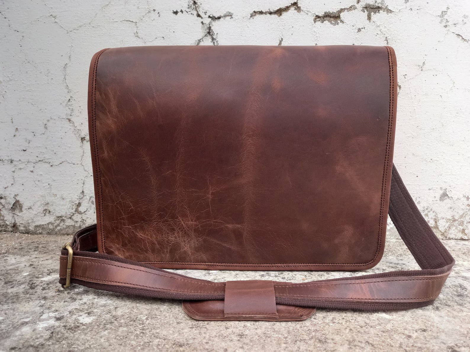 leather messenger bag men laptop bag