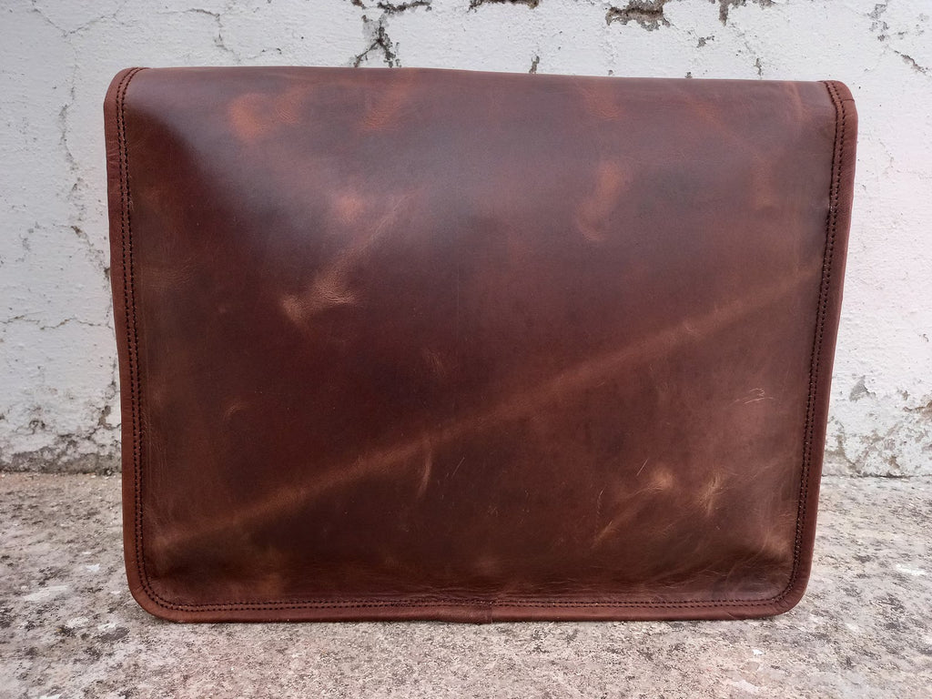 leather messenger bag men laptop bag