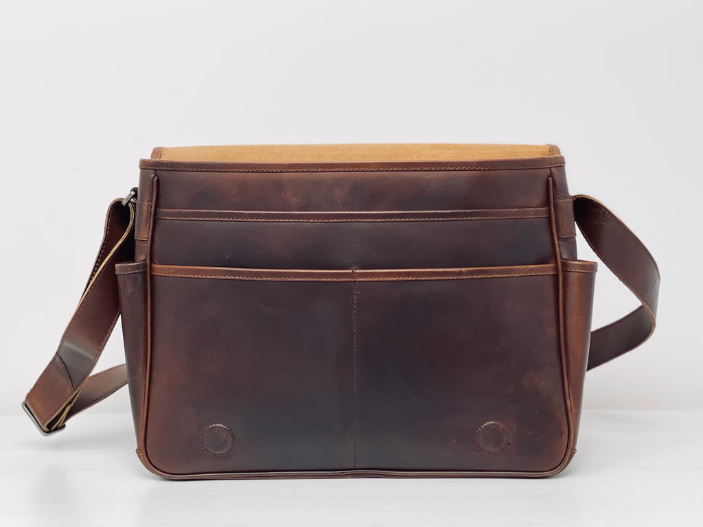 leather messenger bag Leather Laptop