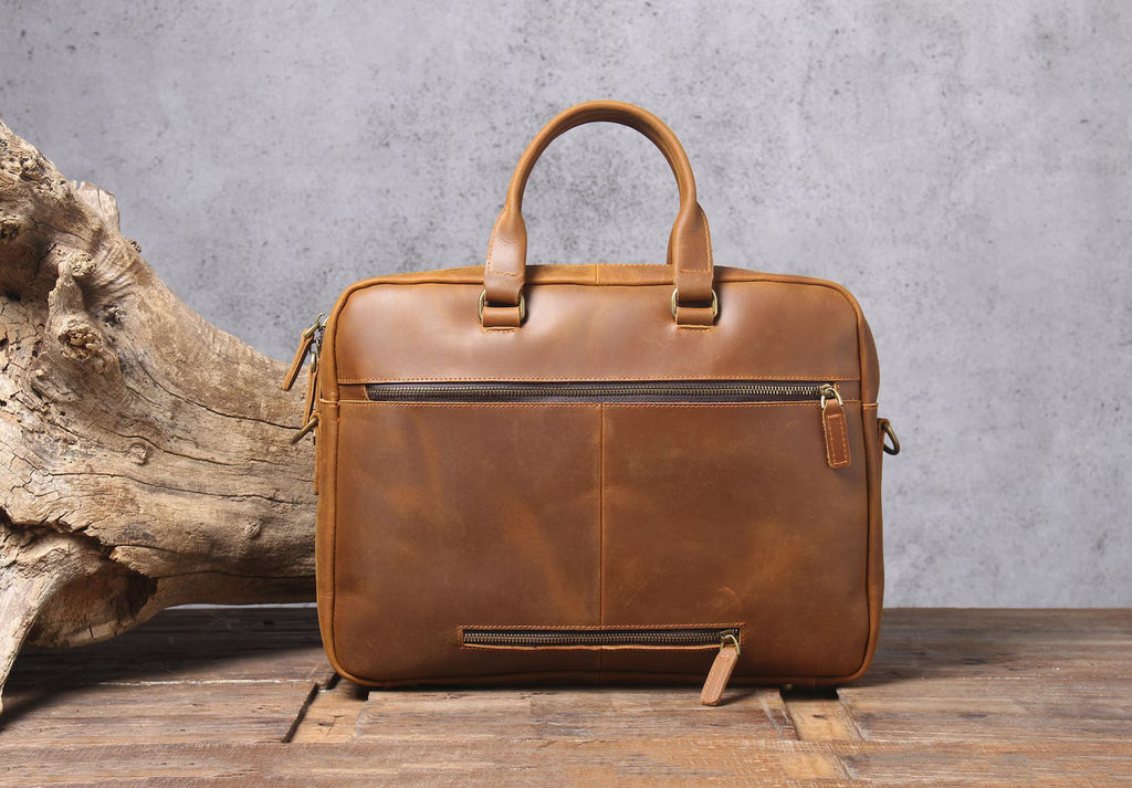 Leather Briefcase, Leather Messenger Bag