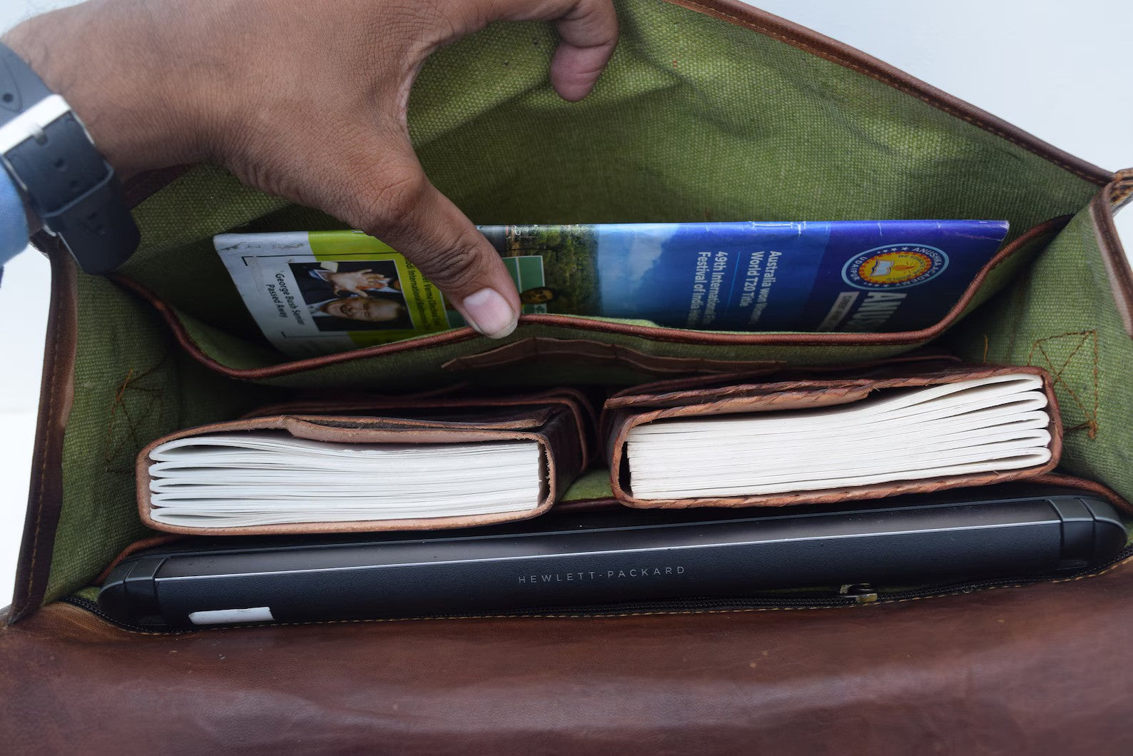 Handmade Leather Laptop Bag Messenger