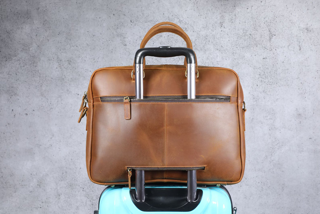 Leather Briefcase, Leather Messenger Bag