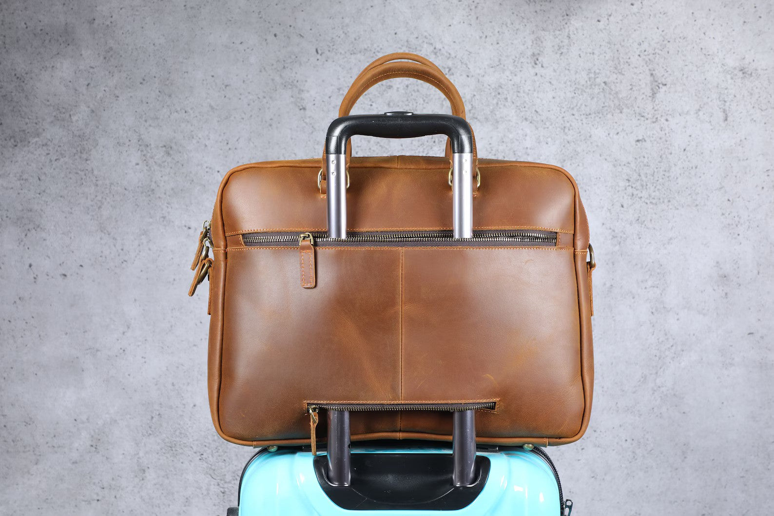 Leather Briefcase, Leather Messenger Bag