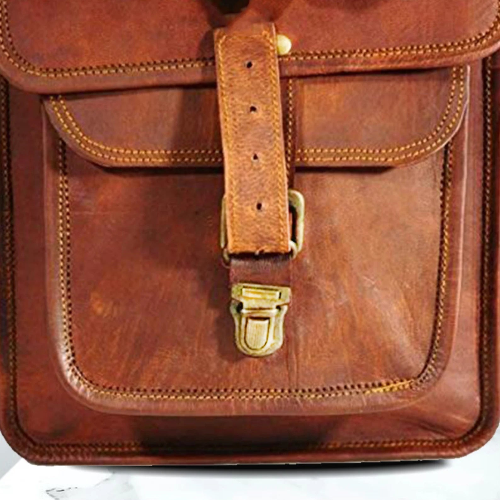 Leather Messenger Bag Handmade Satchel bag
