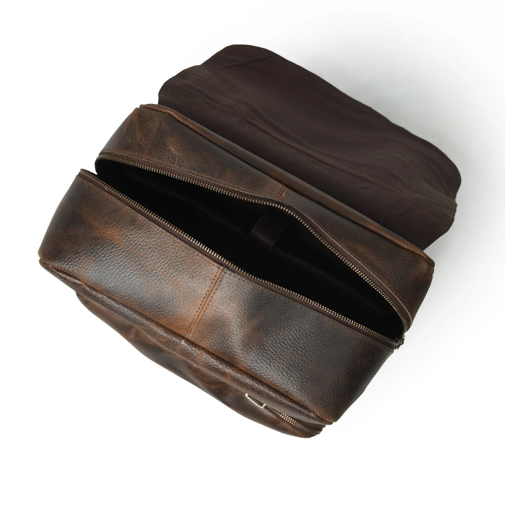 Leather Laptop Backpack Unique Gift