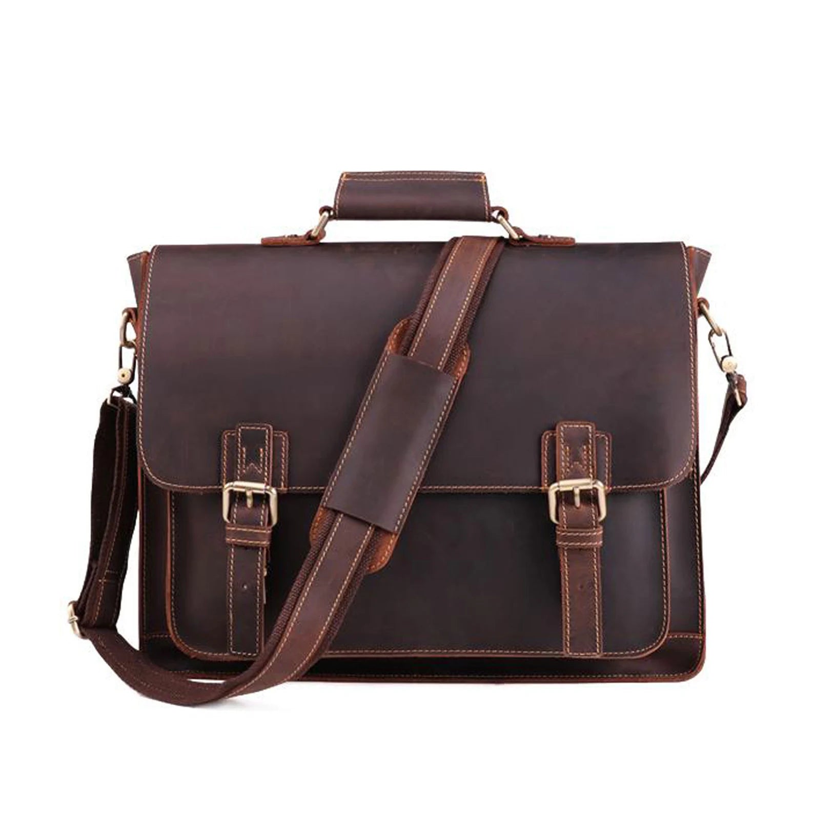 buffalo Leather bag | Leather Laptop bag