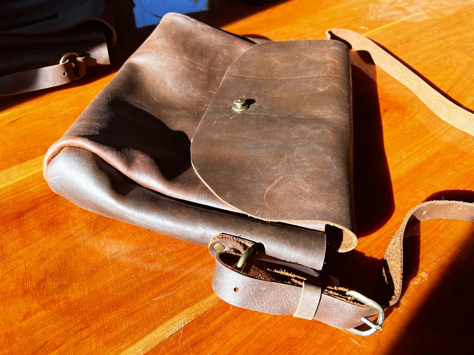Leather Messenger Bag, Cross Body Bag