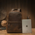 Vintage Leather Backpack, Rucksack