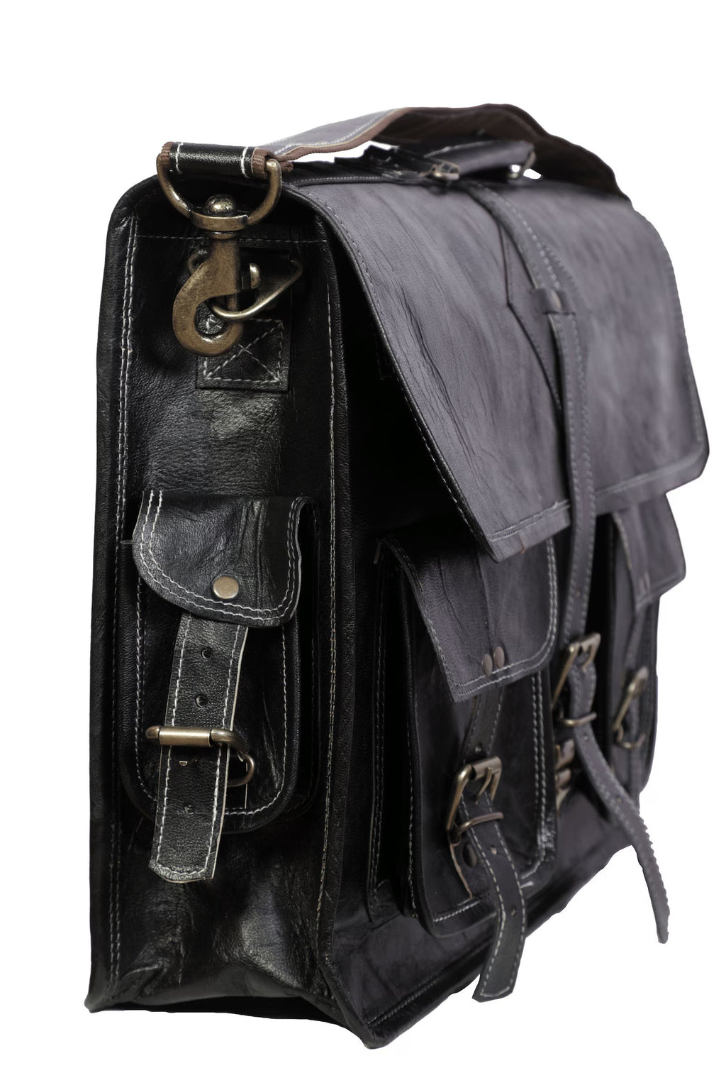 Leather Messenger Bag, Shoulder Bag