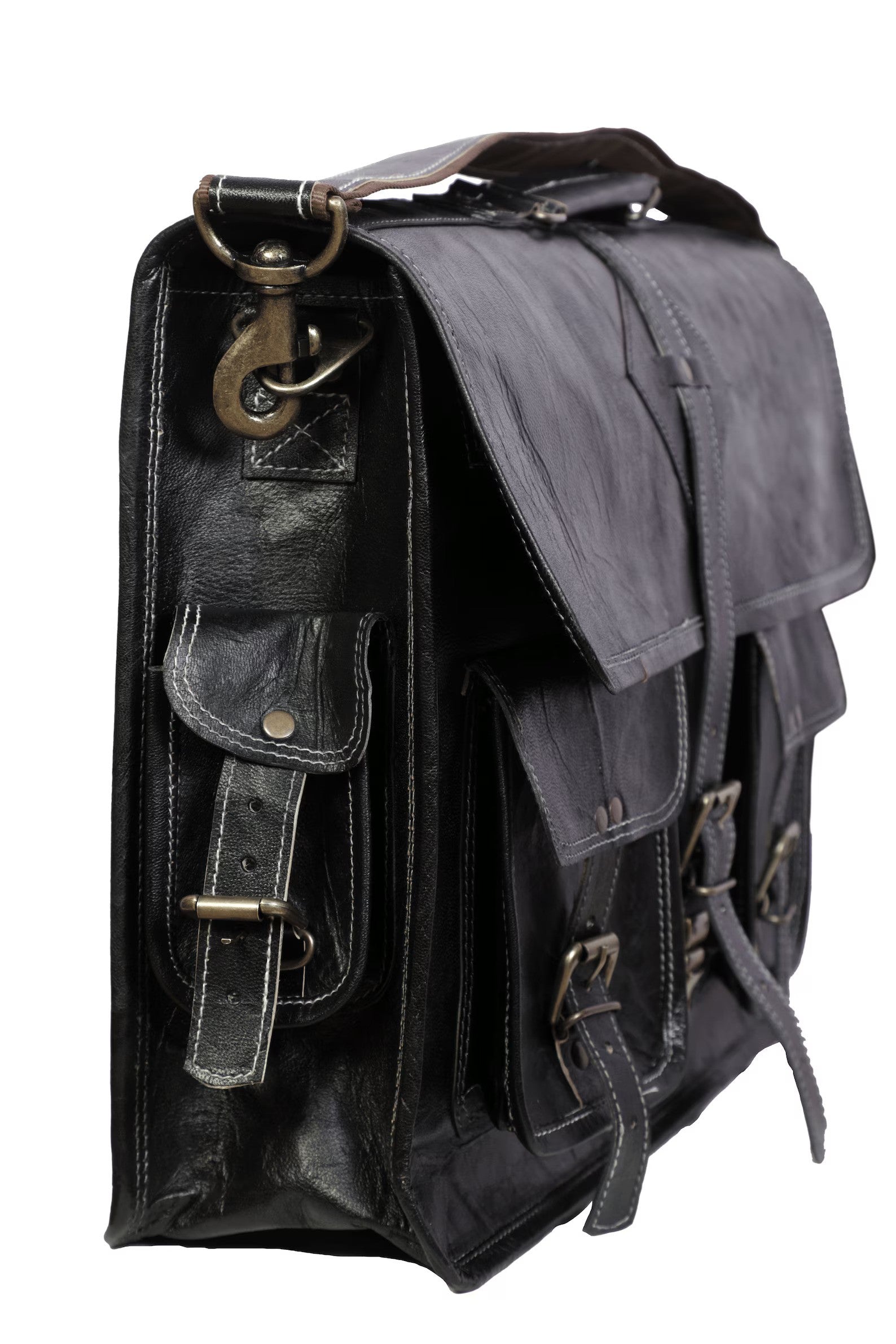 Leather Messenger Bag, Shoulder Bag