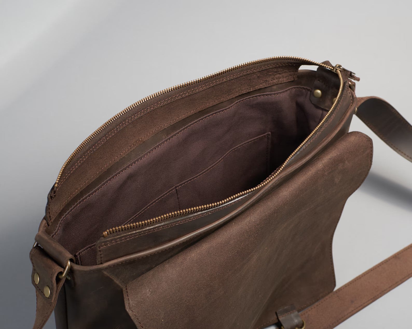 leather messenger bag crossbody bag