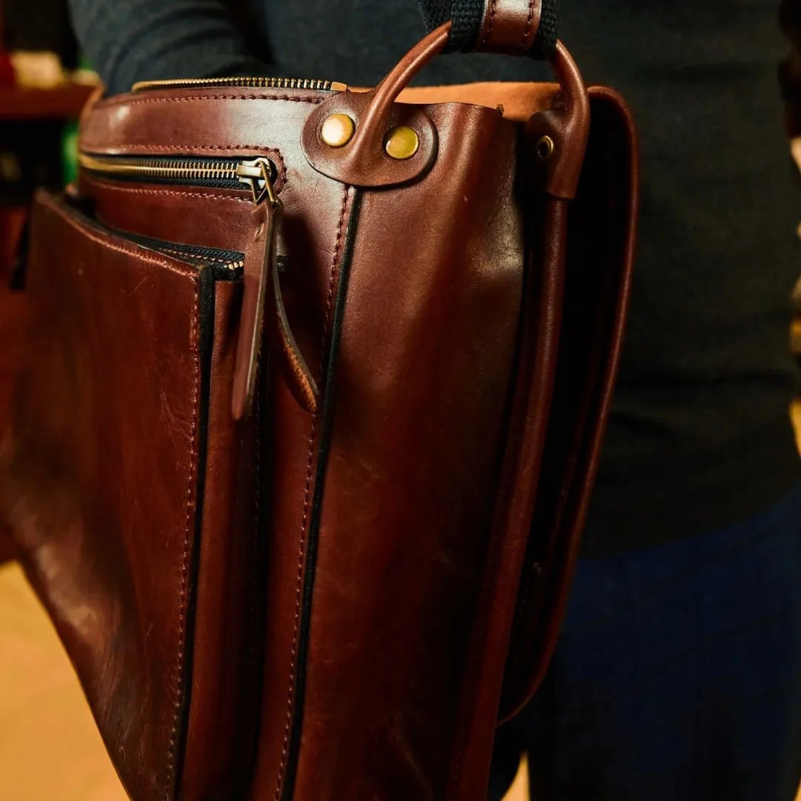 leather messenger bag, leather laptop bag