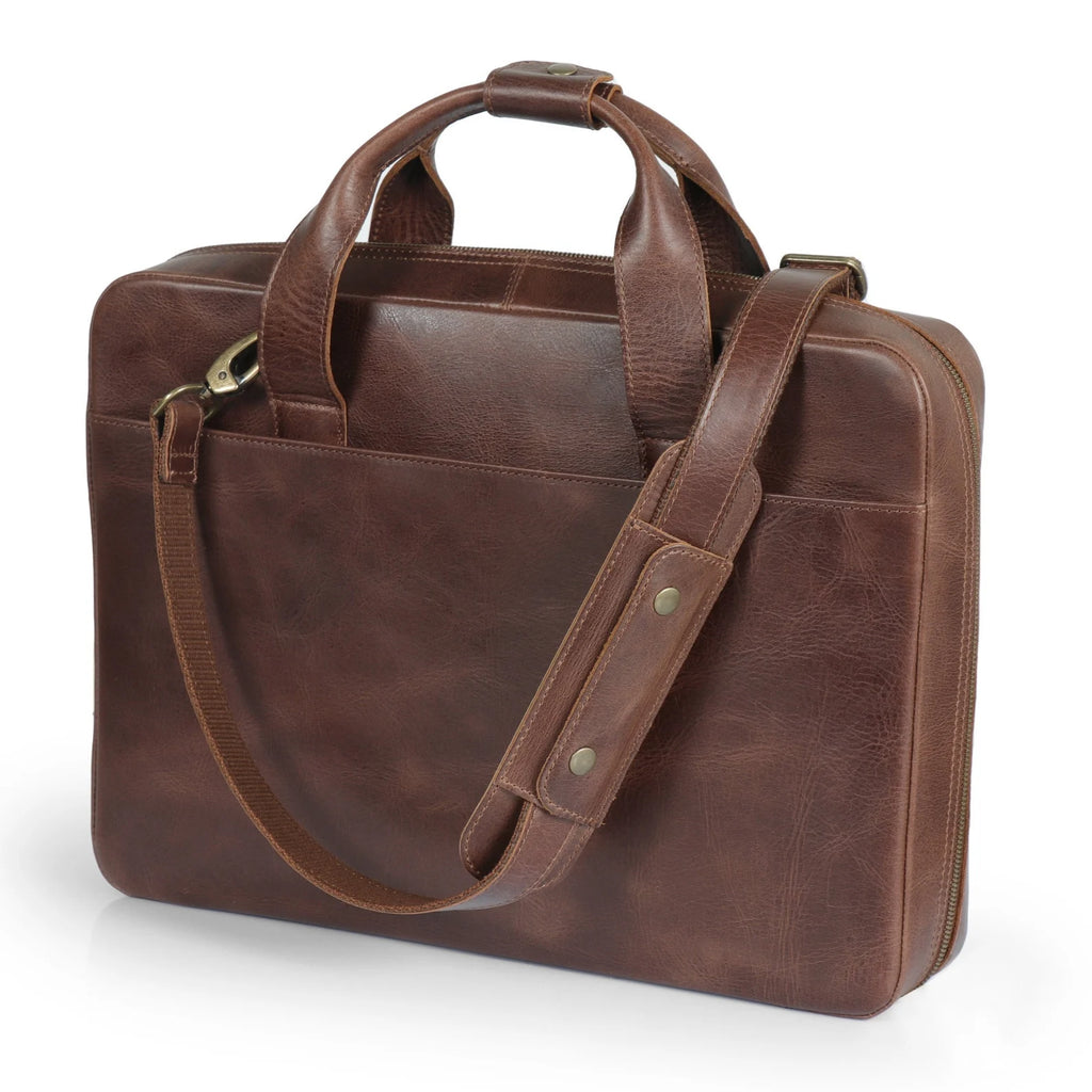 Top Grain Leather Travel Laptop Bag