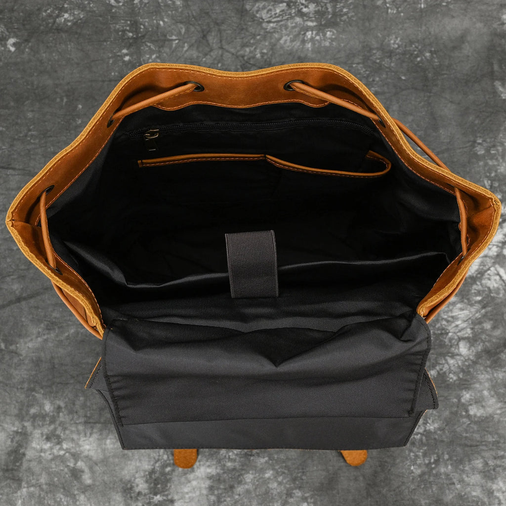 Leather Backpack, Full Grain Leather Bag