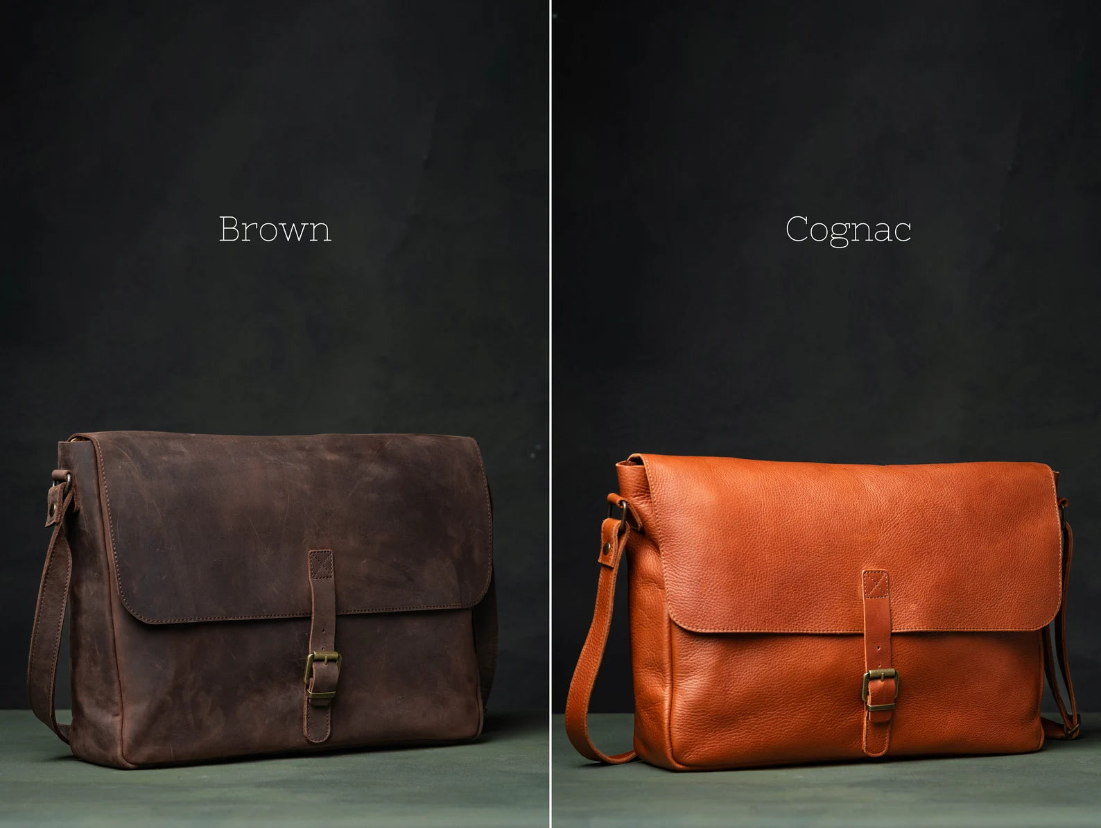 Handmade Messenger Bag with Minimalist Style