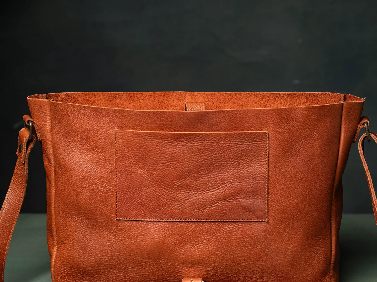 Handmade Messenger Bag with Minimalist Style
