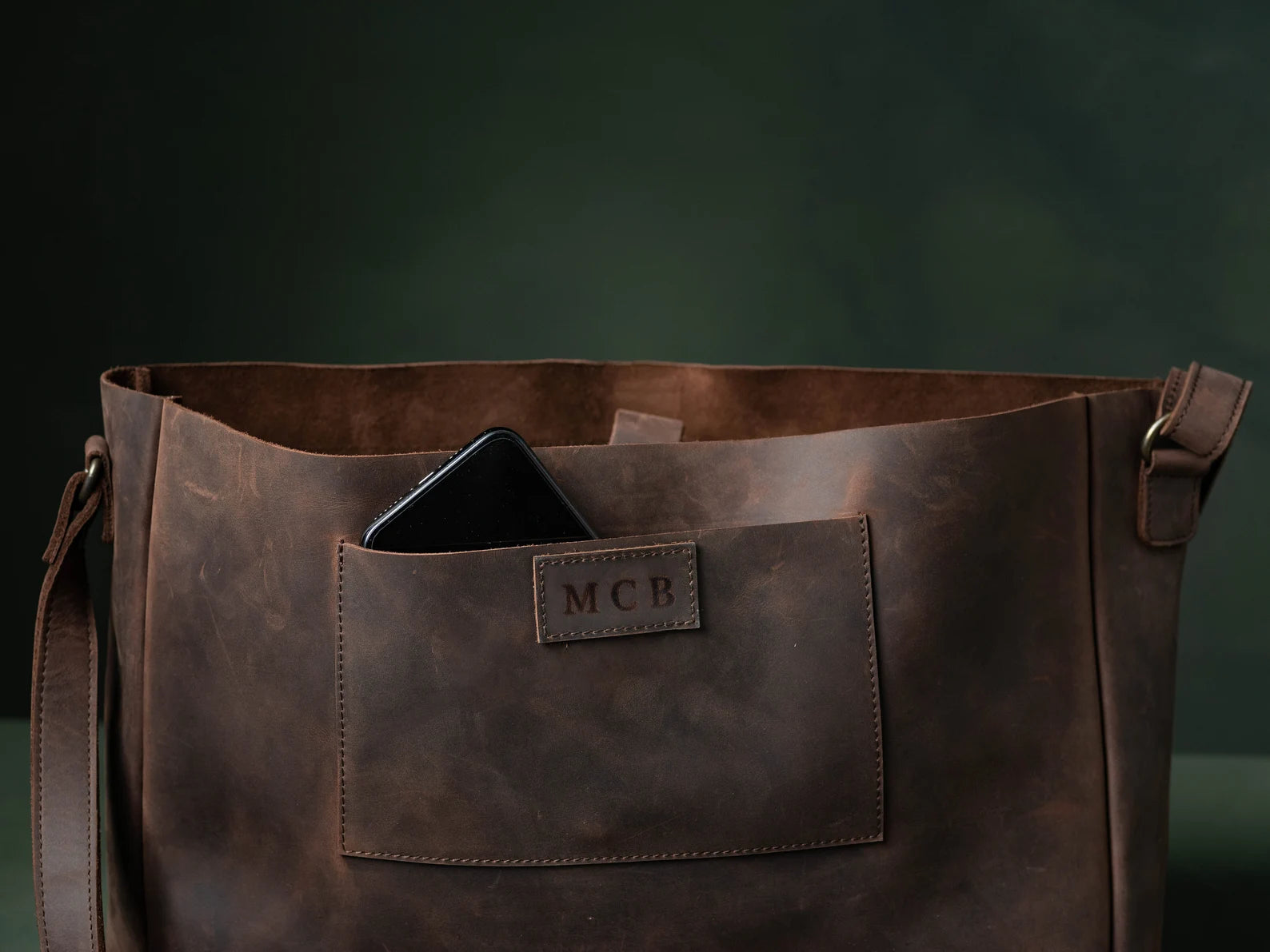 Handmade Messenger Bag with Minimalist Style