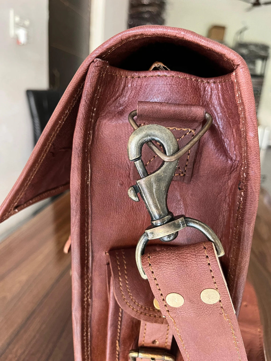 Laptop Bag, Leather Messenger Bag