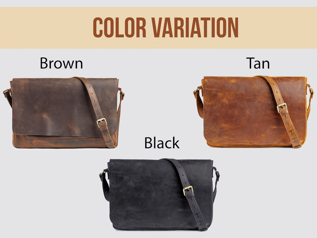 laptop bag leather briefcase