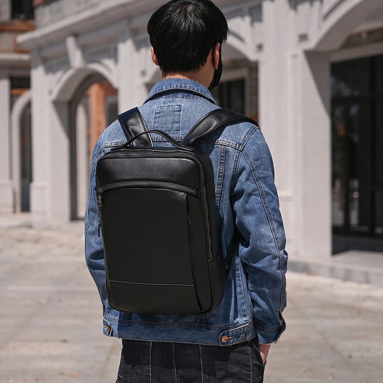 Leather Backpack, Leather Travel Backpack