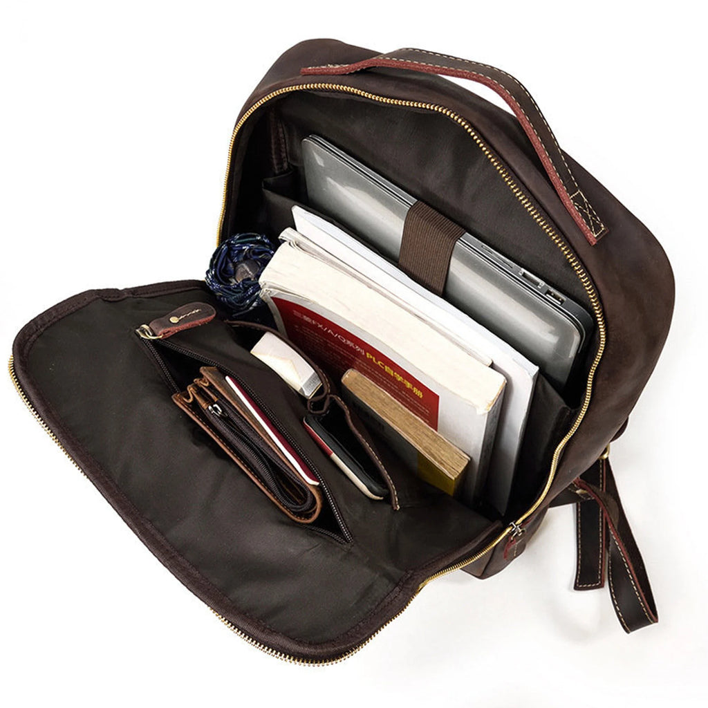 Leather Backpack, Leather Travel Backpack