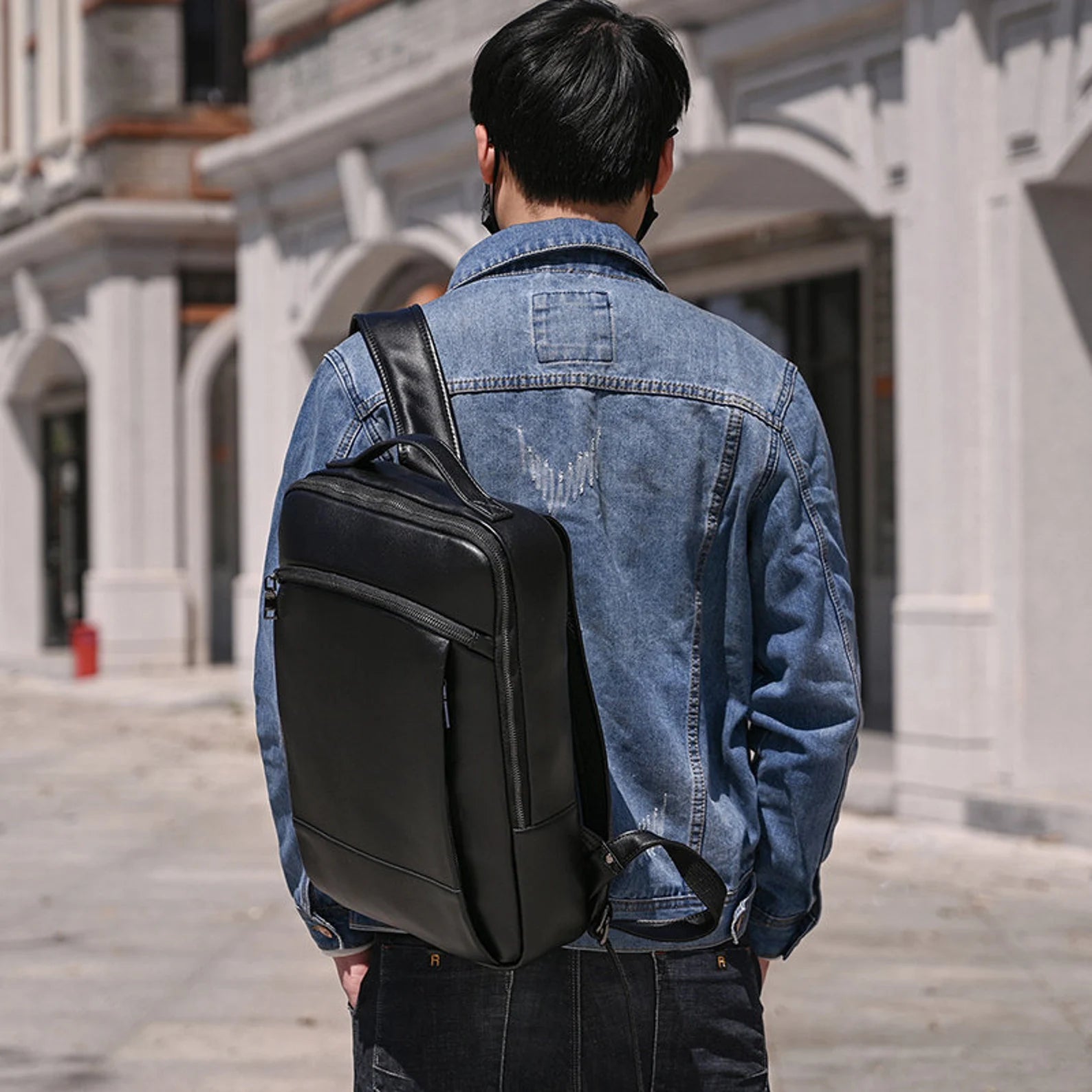 Leather Backpack, Leather Travel Backpack