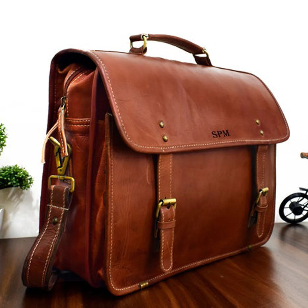 Men's leather Bag Messenger Leather bag