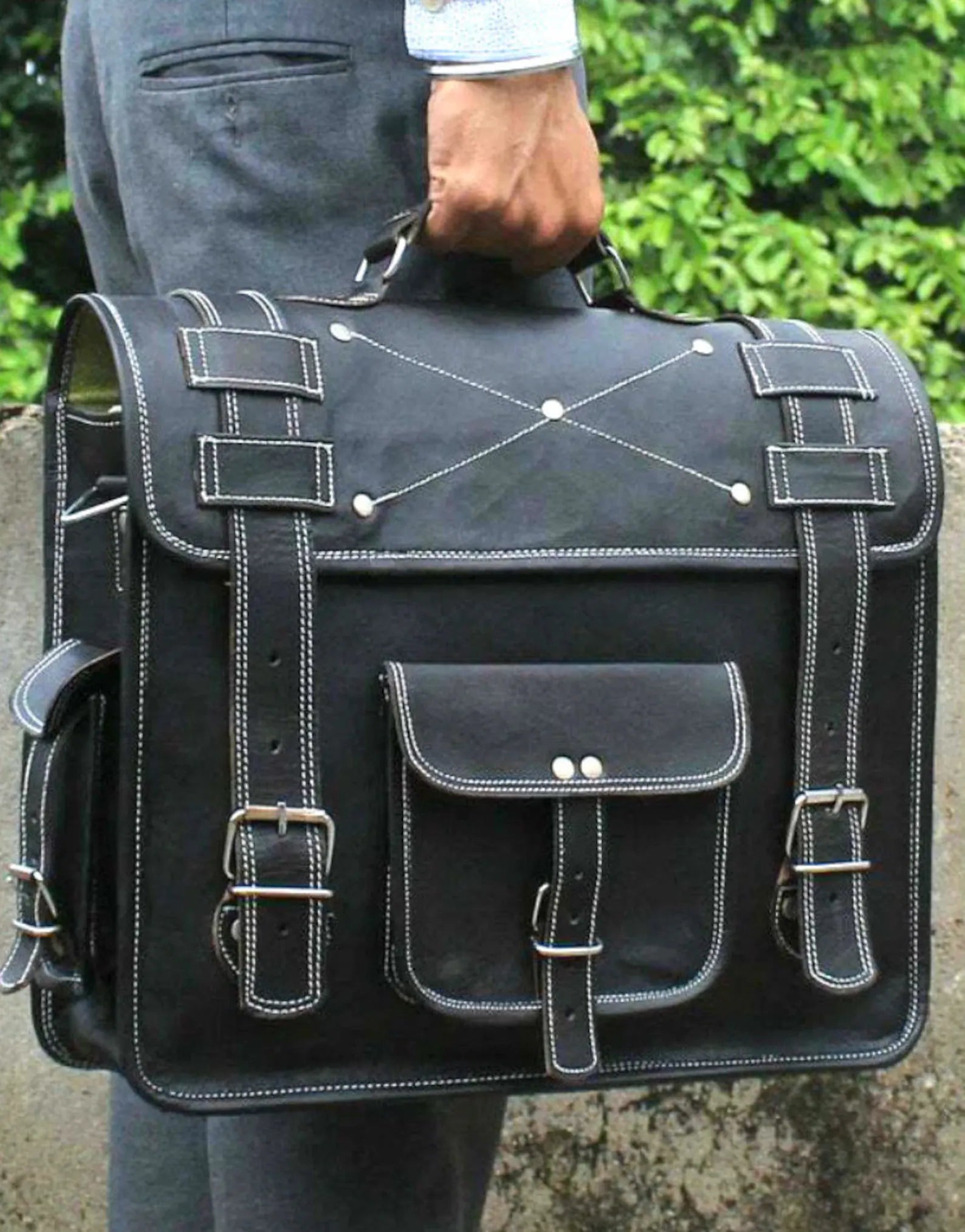 Leather Briefcase Leather Laptop Bag