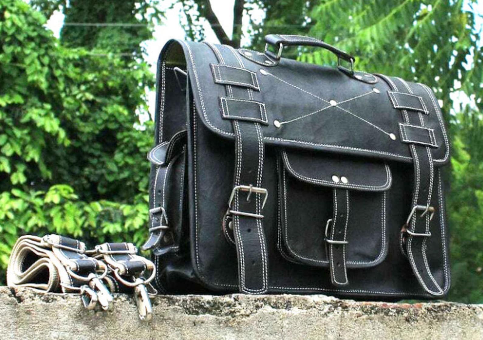Leather Briefcase Leather Laptop Bag