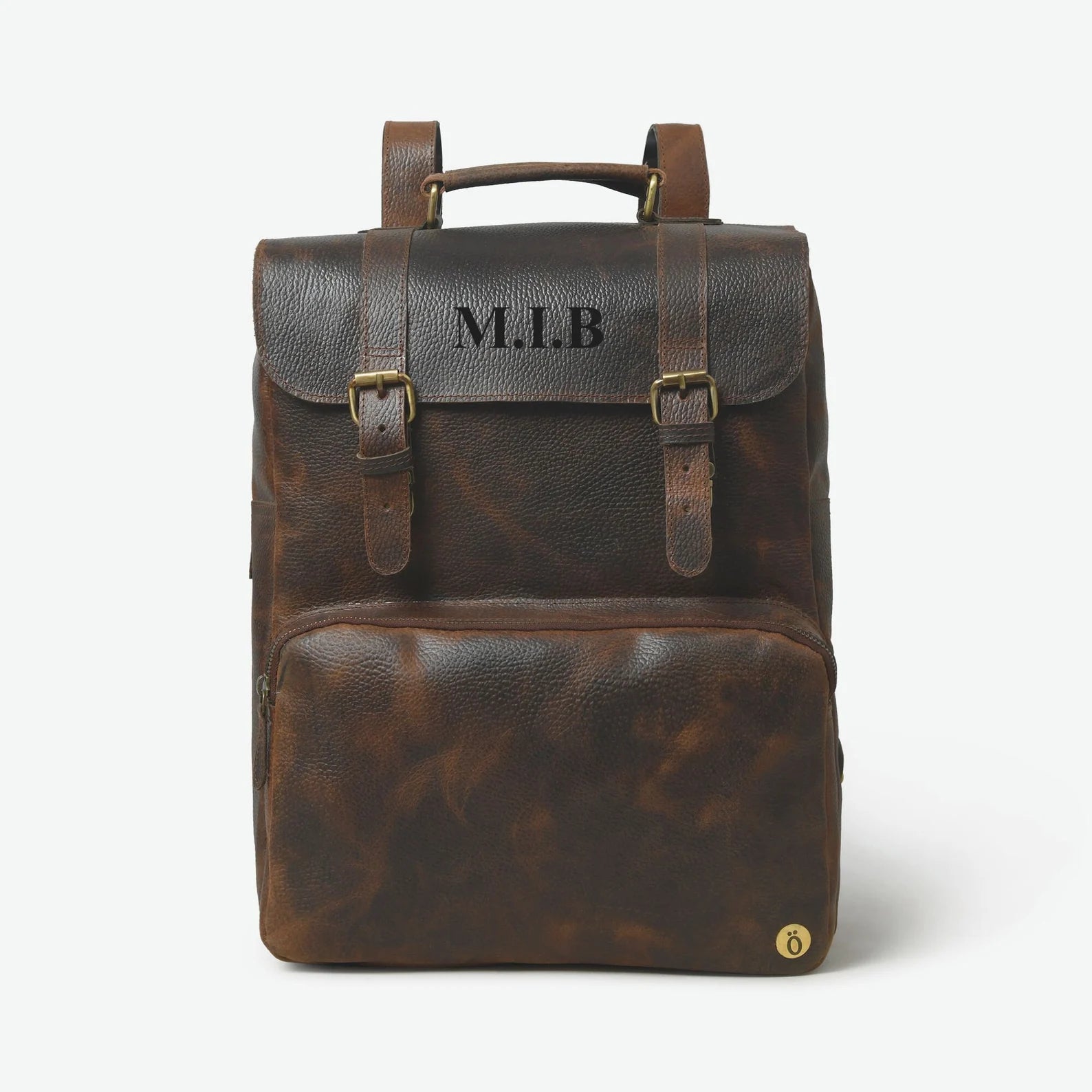 Leather Laptop Backpack Unique Gift