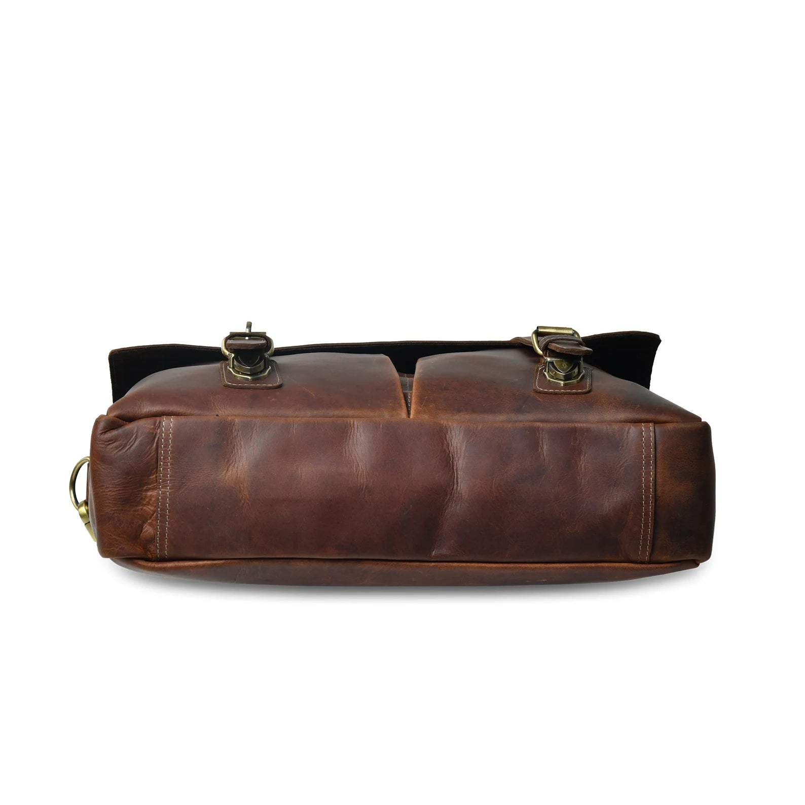 Buffalo Leather Messenger Laptop Bag