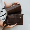 Leather Messenger Bag, Shoulder Bag